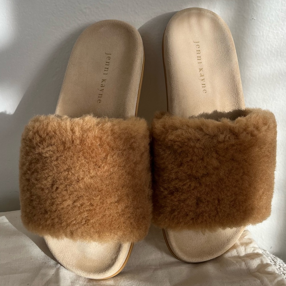 Jenni Kayne Shearling Slide BRAND NEW!